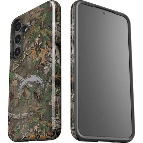 NFL Los Angeles Chargers Realtree Xtra Green Camo Galaxy S25 Impact Case